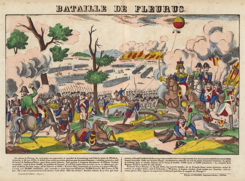 Schlacht von Fleurus von French School