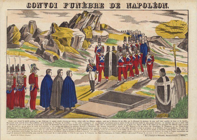 Trauerzug von Napoleon von French School