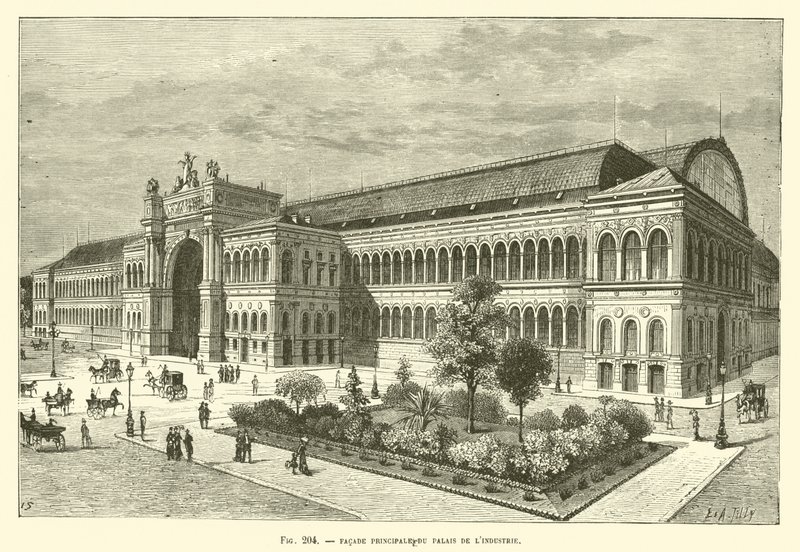 Hauptfassade des Palais de l