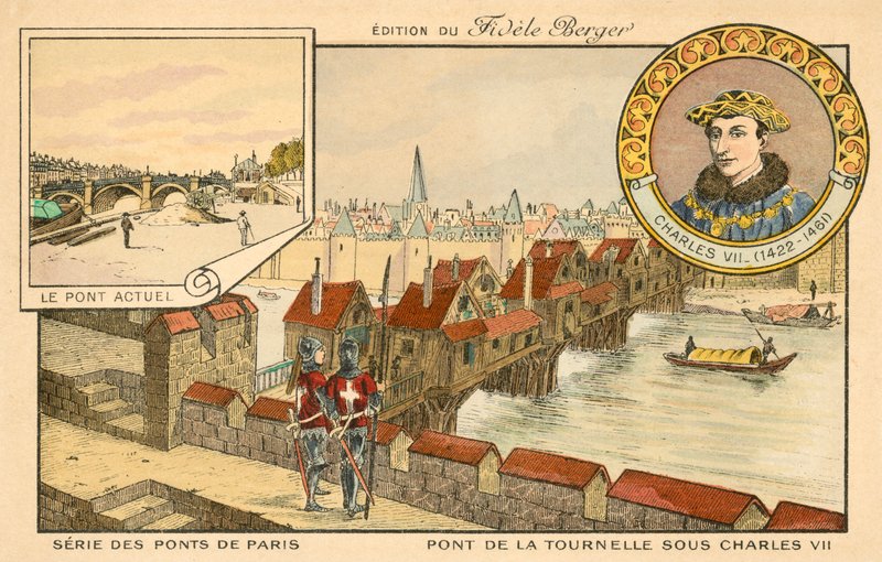 Pont de la Tournelle, Paris von French School