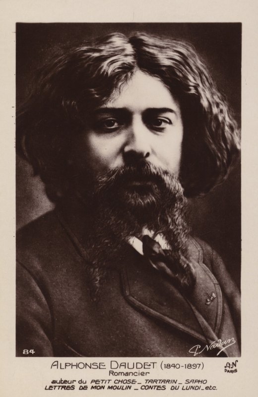 Alphonse Daudet (1840-1897), französischer Romanautor von French Photographer