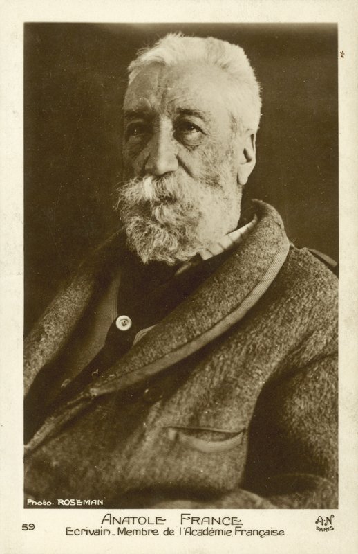 Anatole France, französischer Dichter, Journalist und Romanautor von French Photographer