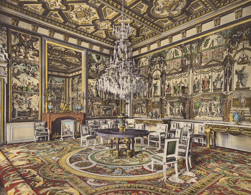 Fontainebleau: Appartement des Papstes, Empfangssalon von French Photographer
