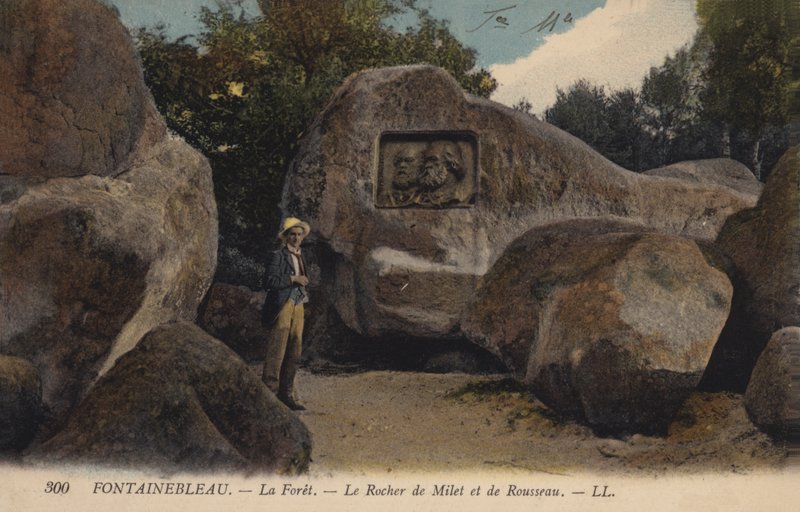 Fontainebleau, La Forêt, Le Rocher de Milet et de Rousseau von French Photographer