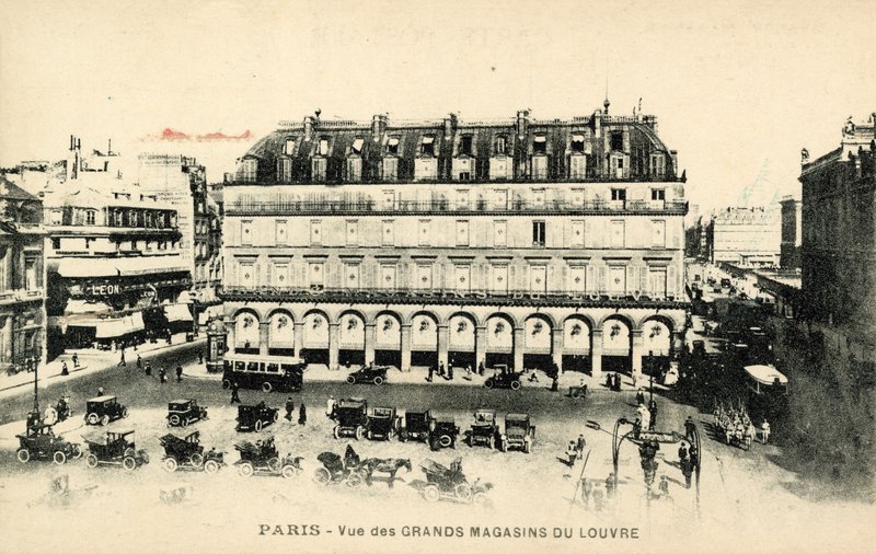 Grands Magasins du Louvre Kaufhaus, Paris von French Photographer