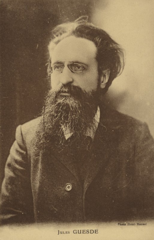 Jules Guesde (1845-1922), französischer Journalist und sozialistischer Politiker von French Photographer