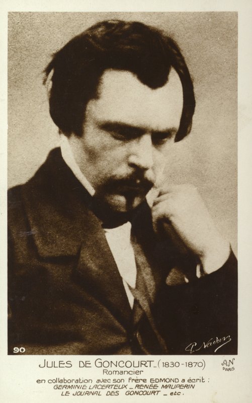Jules de Goncourt (1830-1870), französischer Romanautor von French Photographer