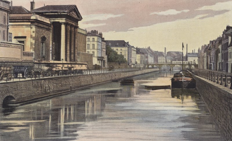 Lille, Der Kanal der Basse-Deule von French Photographer