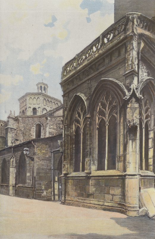 Lyon, Kirche St-Paul, Nordseite von French Photographer