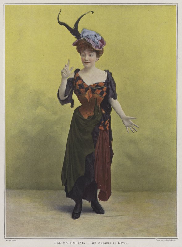Marguerite Deval, französische Schauspielerin und Opernsängerin von French Photographer