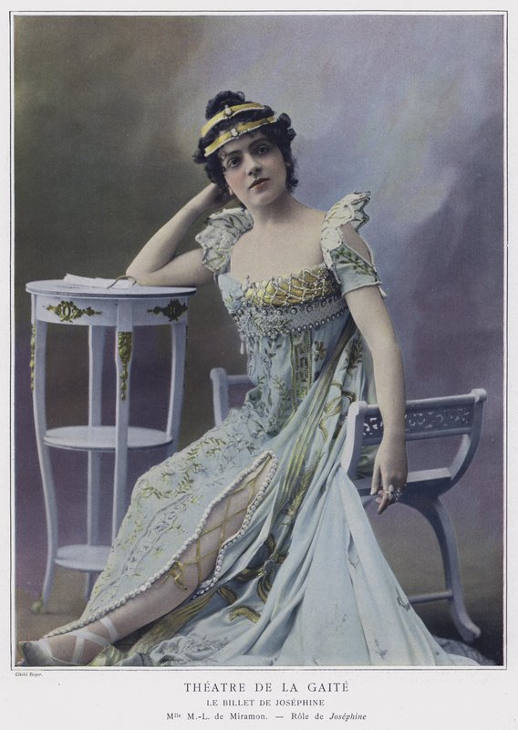 Marie-Louise de Miramon als Josephine in Le Billet de Josephine von French Photographer