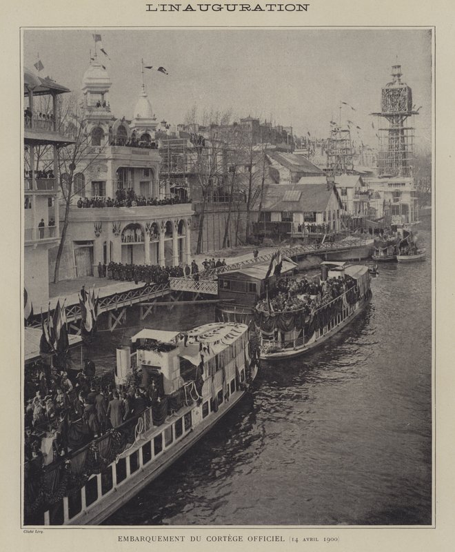 Eröffnung der Weltausstellung 1900, Paris von French Photographer