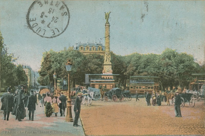 Paris - Pont au Change und Place du Chatelet von French Photographer