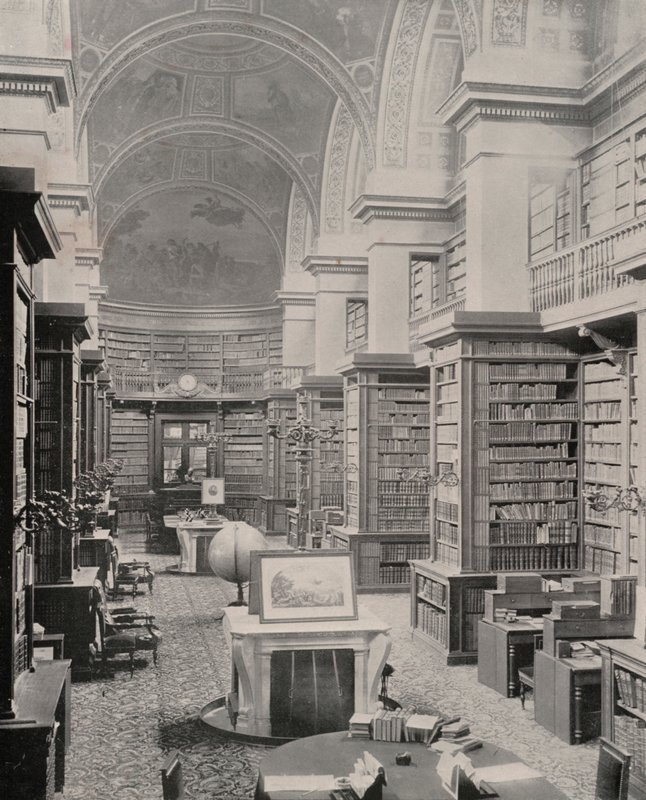 Paris: Bibliothek der Abgeordnetenkammer von French Photographer