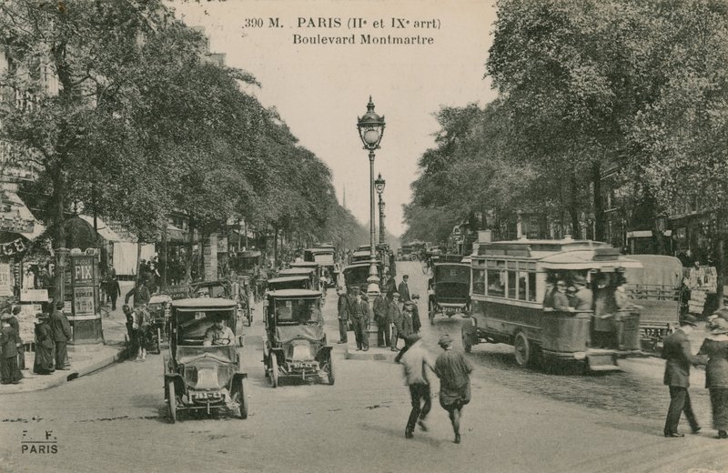 Paris, Boulevard Montmartre von French Photographer