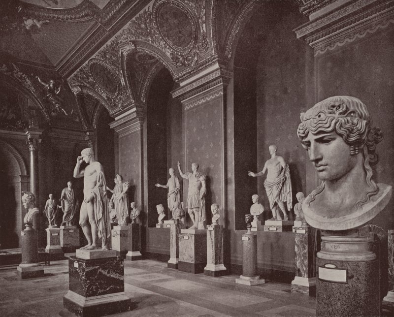 Paris: Galerie des Augustus, Louvre-Museum von French Photographer