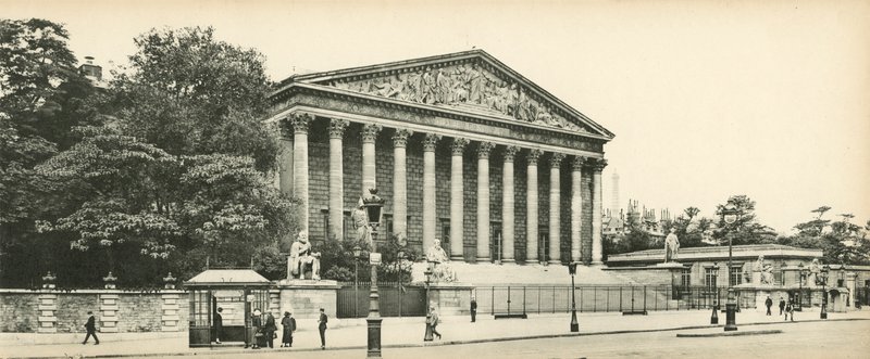 Paris, Der Bourbon-Palast, Kammer der Abgeordneten von French Photographer