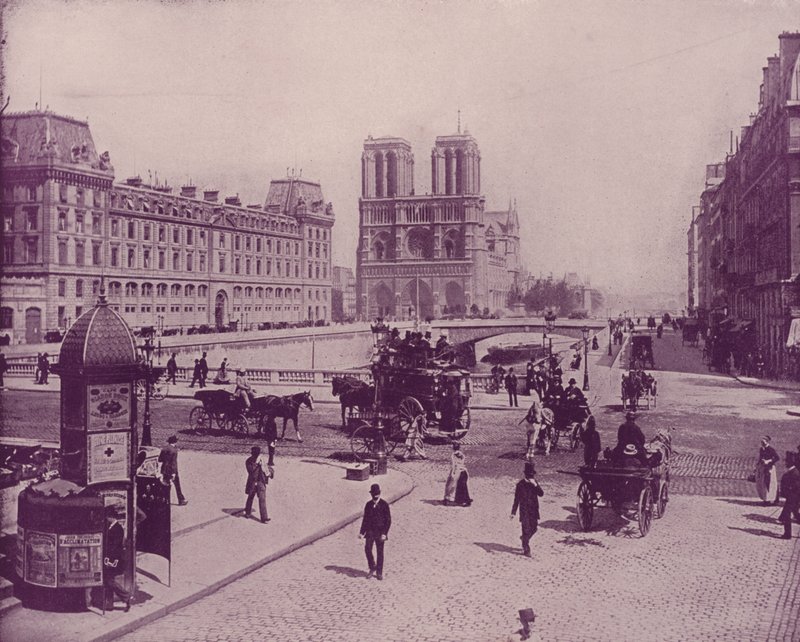 Paris: Pont St Michel und Notre Dame von French Photographer