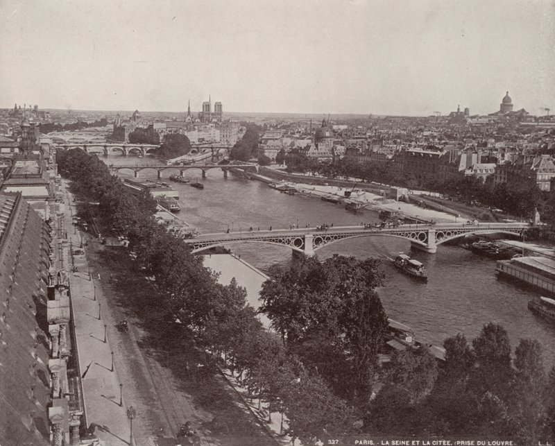 Paris: Blick auf die Seine und die Stadtinsel von French Photographer