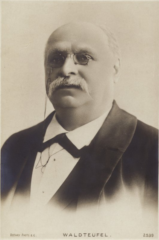Porträt von Émile Waldteufel von French Photographer