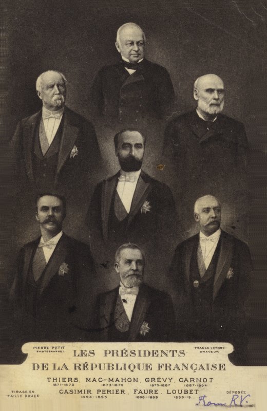 Präsidenten der Republik Frankreich von French Photographer
