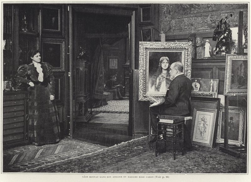 Rose Caron, porträtiert von Leon Bonnat von French Photographer