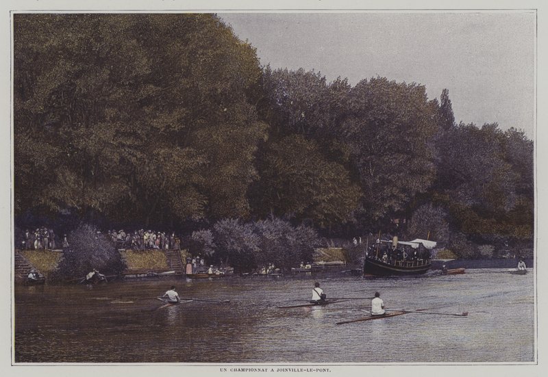 Rudermeisterschaft auf der Marne in Joinville-le-Pont, Frankreich von French Photographer