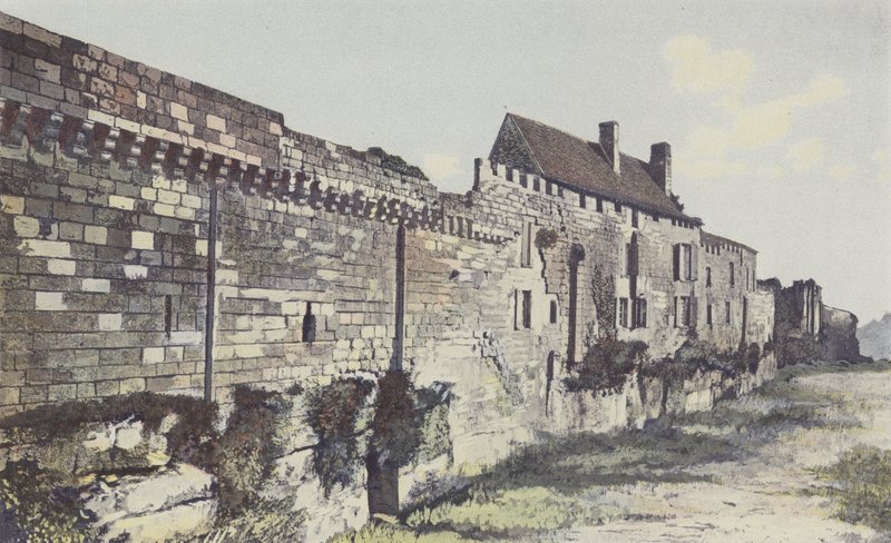 Saint-Emilion, Reste der Stadtmauer im Nordwesten, Malet-Logis von French Photographer