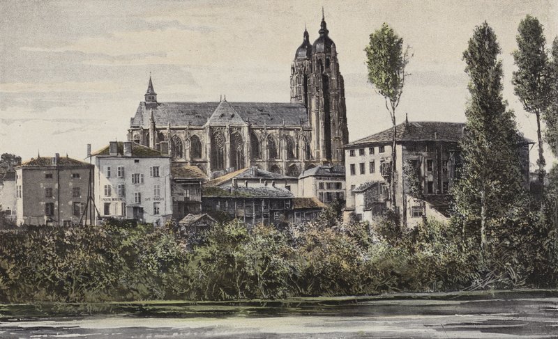 Saint-Nicolas-de-Port, Kirche, Nordfassade von French Photographer