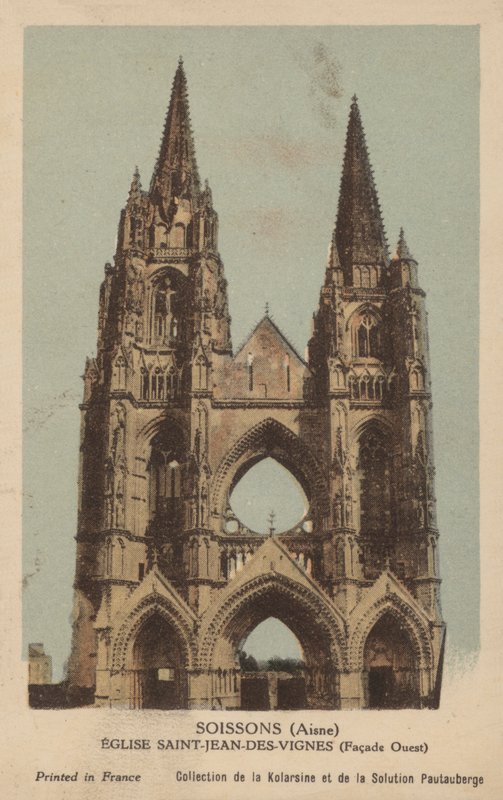 Soissons, Kirche Saint Jean des Vignes von French Photographer