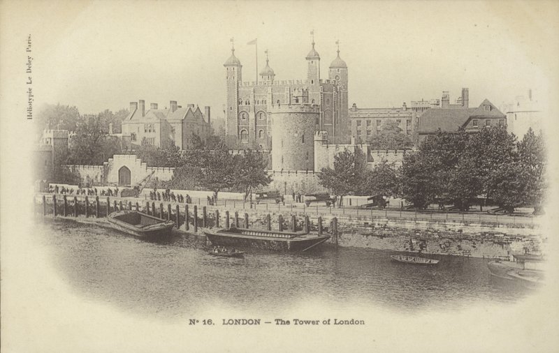 Der Tower von London und die Themse von French Photographer