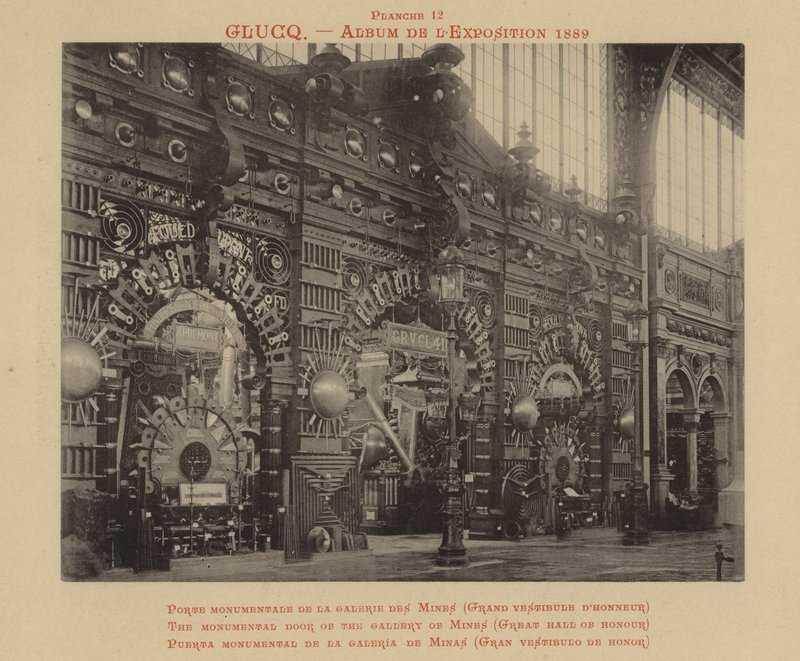 Das monumentale Tor der Galerie der Minen, Große Ehrenhalle von French Photographer