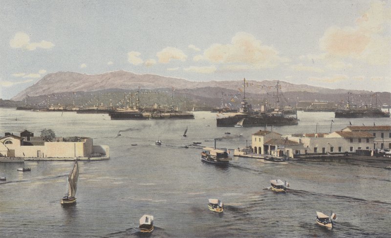 Toulon, Alte Darse und Kleine Reede, Blick vom Quai de Cronstadt von French Photographer