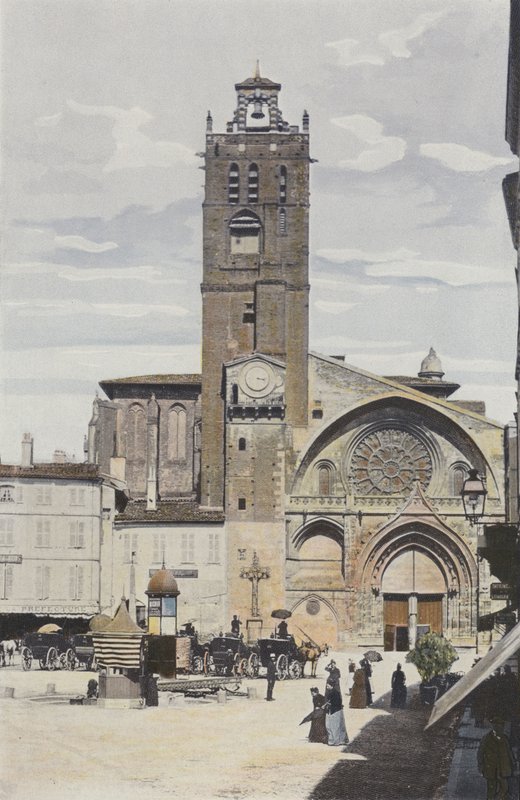 Toulouse, Kirche Saint-Etienne, Westfassade von French Photographer