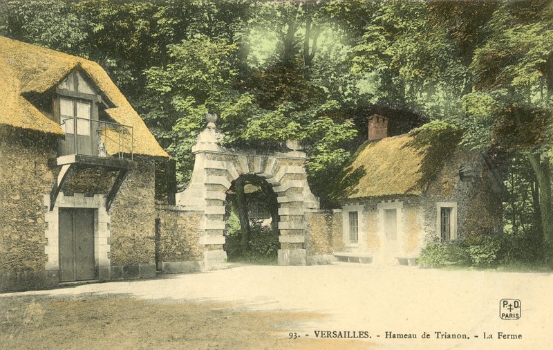 Versailles, Hameau de Trianon, Der Bauernhof von French Photographer