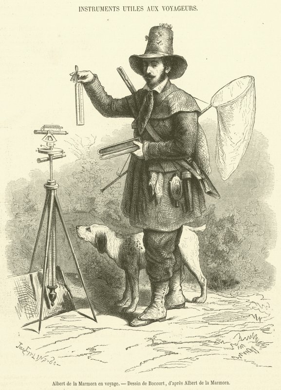 Albert de la Marmora auf Reisen von French School