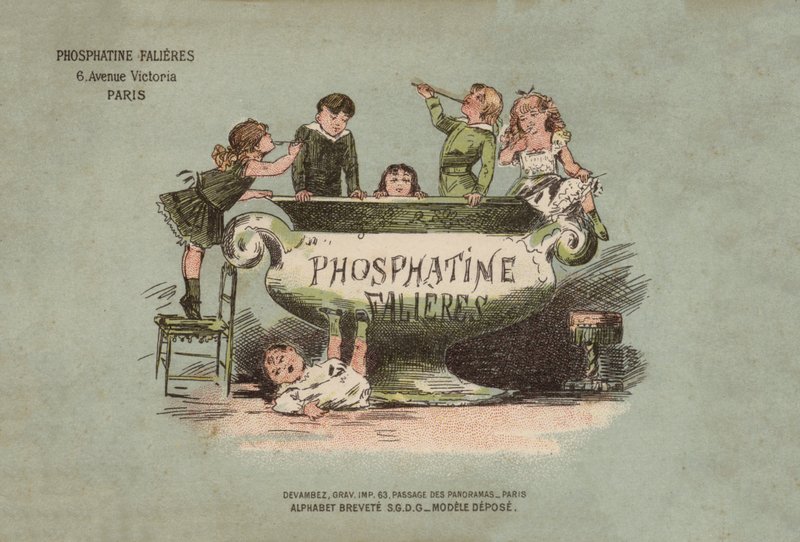 Alphabet De La Phosphatine Falieres (Farblithografie) von French School