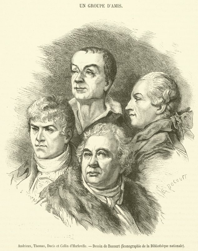 Andrieux, Thomas, Ducis und Collin d
