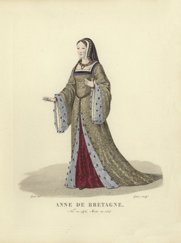 Anne von Bretagne, Königin von Karl VIII. und Ludwig XII. von Frankreich von French School