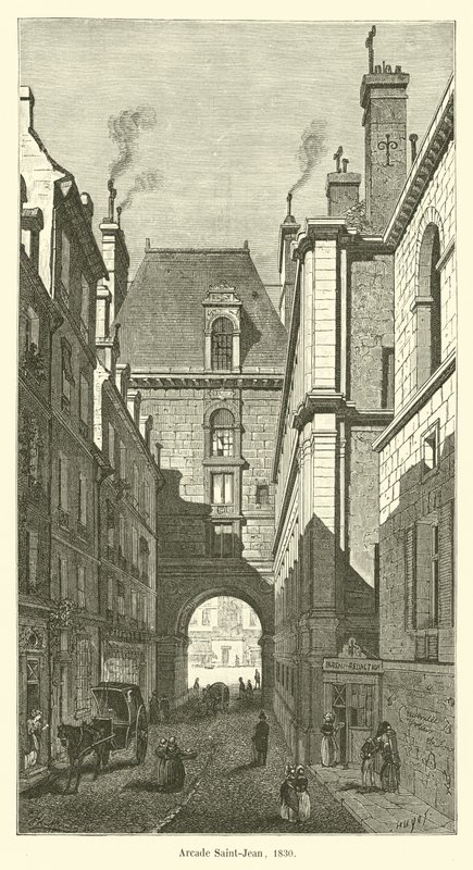 Arkade Saint-Jean, 1830 von French School