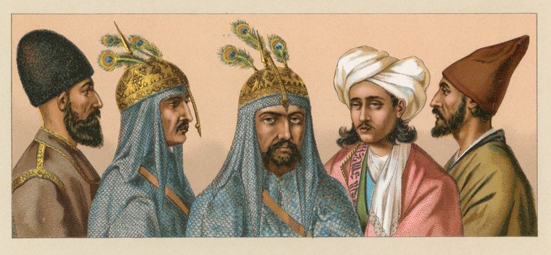 Asiatische Tracht von French School