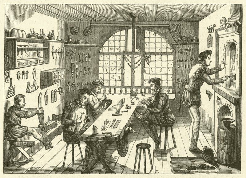 Werkstatt von Etienne de Laulne, genannt Stephanus, Goldschmied des sechzehnten Jahrhunderts von French School