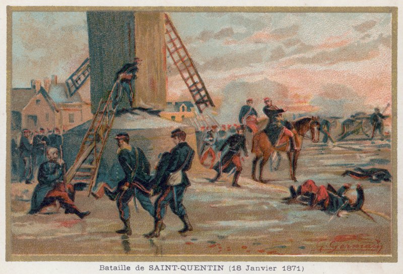 Schlacht von Saint-Quentin von French School