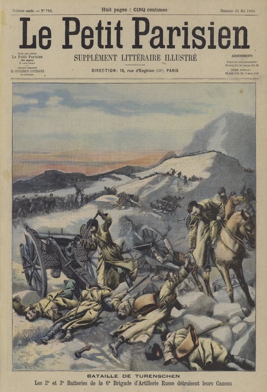 Schlacht am Yalu-Fluss, Russisch-Japanischer Krieg von French School