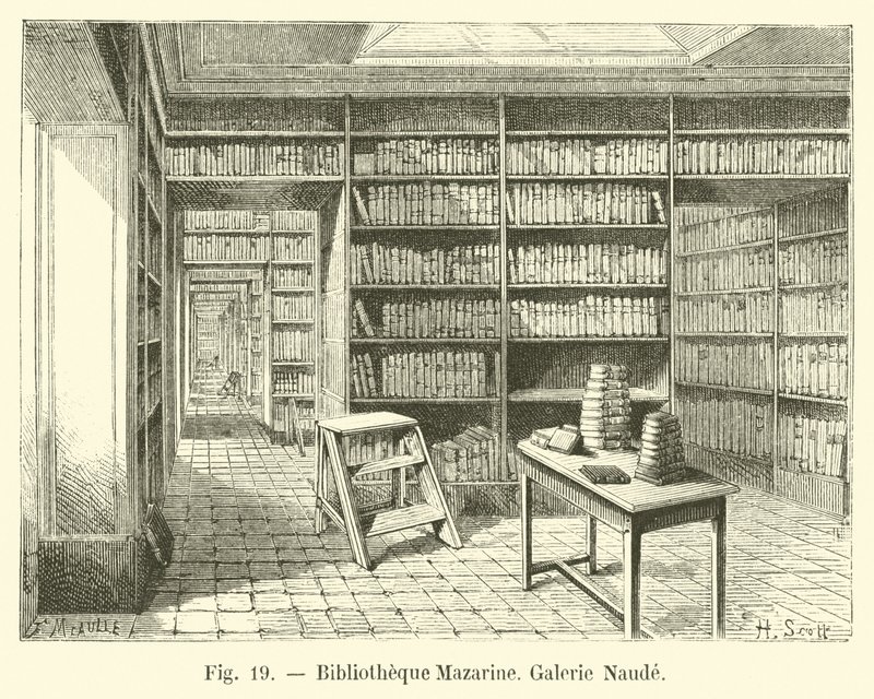 Bibliothek Mazarine, Galerie Naudé von French School