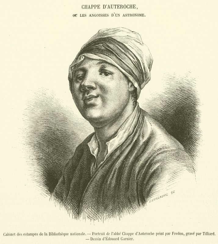 Kabinett der Drucke der Nationalbibliothek, Porträt von Abbé Chappe d