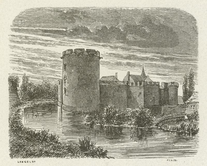 Schloss von Ham, Frankreich von French School