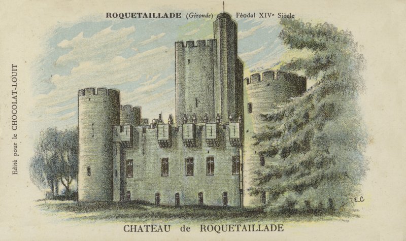 Schloss Roquetaillade, Gironde von French School