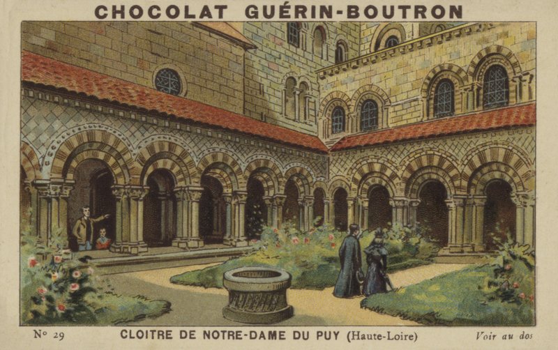 Kreuzgang von Notre-Dame du Puy, Haute-Loire von French School
