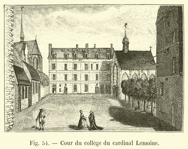 Hof des Kollegs des Kardinals Lemoine von French School